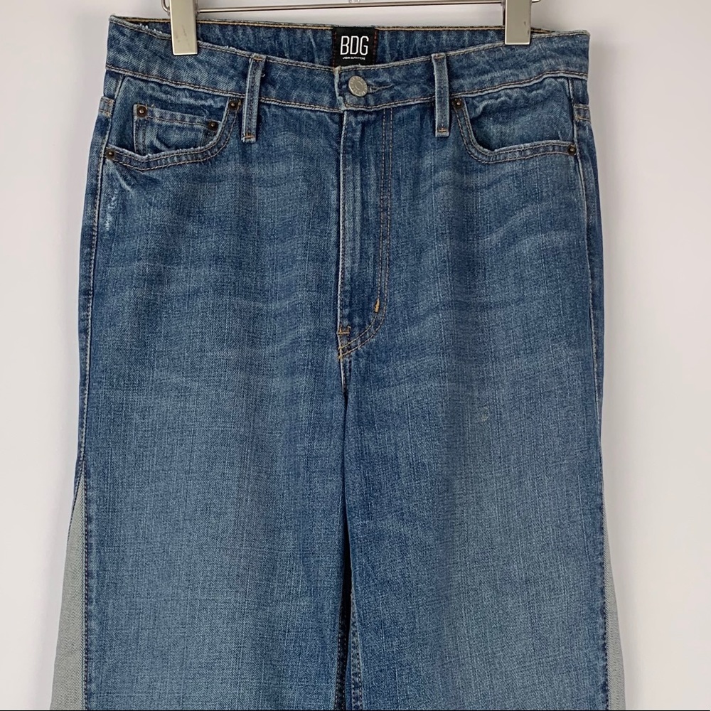 BDG Roxi Spliced High Rise Flare Jeans 27 - Picture 5 of 11